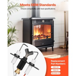 Kaasutakan sytytyskokoonpano luonnonkaasulle musta malli ZH-1004A