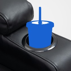 Hierova Galena-nojatuoli lämmityksellä ja säädettävällä selkänojalla