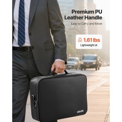 Paloturvallinen kannettava asiakirjalaatikko silikonipinnoitetusta lasikuitukankaasta numeroyhdistelmälukolla