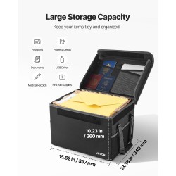 Asiakirjalaatikko silikonipinnoitettu lasikuitukangas palonkestävä vesitiivis taittuva