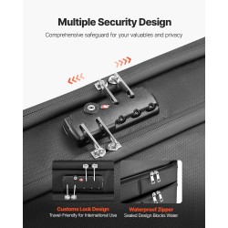 Tulenkestävä asiakirjalaatikko vedenkestävä pölytiivis numeroyhdistelmälukolla monitasoinen säilytys