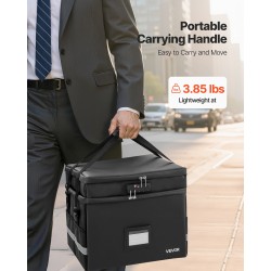 Tulenkestävä asiakirjalaatikko vedenkestävä pölytiivis numeroyhdistelmälukolla monitasoinen säilytys