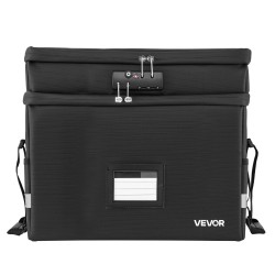 Tulenkestävä asiakirjalaatikko vedenkestävä pölytiivis numeroyhdistelmälukolla monitasoinen säilytys