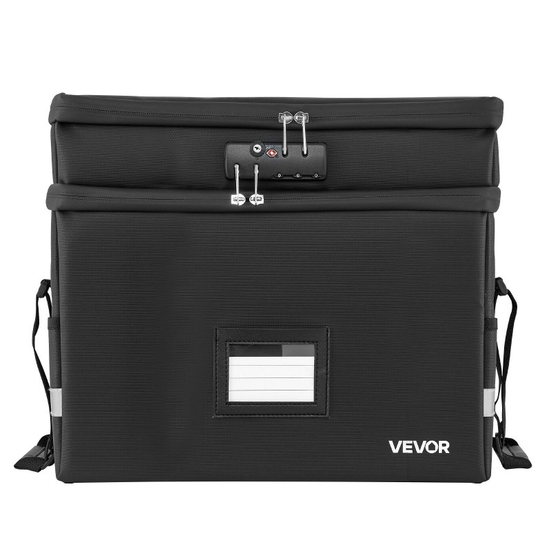 Tulenkestävä asiakirjalaatikko vedenkestävä pölytiivis numeroyhdistelmälukolla monitasoinen säilytys