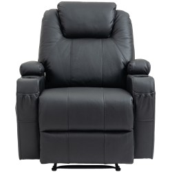 Ylellinen hierova nojatuoli lämmityksellä ja kallistettavalla selkänojalla