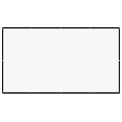 Seinäasennettava polyesterinen projektorikangas 150 tuumainen 16 9 kuvasuhde 4K yhteensopiva