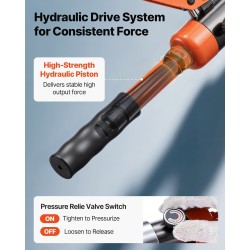 Hydraulinen putkien puristustyökalu 9 vaihdettavaa leukaa PEX ja alumiinimuoviputkille sekä ruostumattomille teräsputkille