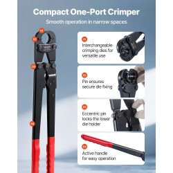 Putkien puristustyökalu PEX- ja alumiinimuoviputkille viisi vaihdettavaa leukaa