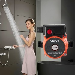 Lämminvesikiertopumppu 3-nopeuksinen valurautaisella pumppupäällä 100 wattia kotitalouksiin