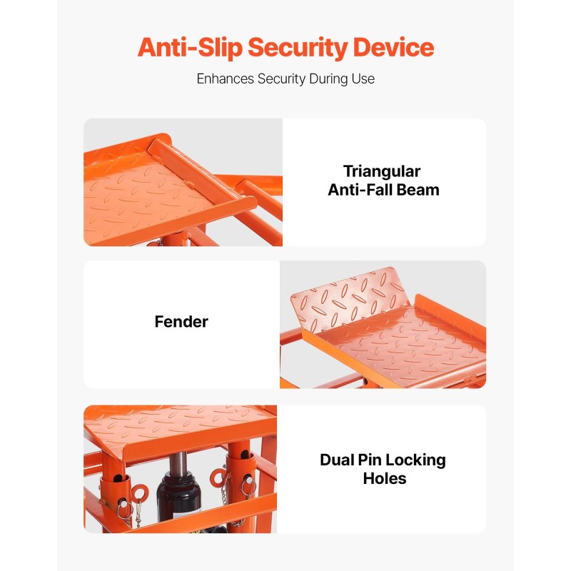 Hydrauliset auton huoltorampit hiiliteräs 2 kpl 5 t kantavuus nostokorkeus 270–360 mm