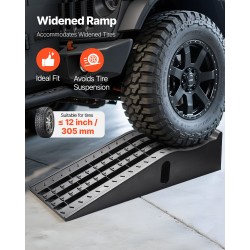 Ajosillat 2 kpl polypropeenia musta 155 mm nostokorkeus 5897 kg kantavuus autoille