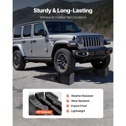 Auton huoltorampit PP-muoviset 2 kpl kokonaiskantavuus 7257 kg nostokorkeus 170 mm