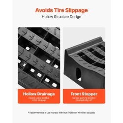 Auton huoltorampit polypropeeni 160 mm nostokorkeus 2 kpl 5897 kg