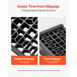 Auton huoltotasot matalaprofiili PP-muovi 4 kpl 65 mm nostokorkeus 9072 kg kokonaispaino