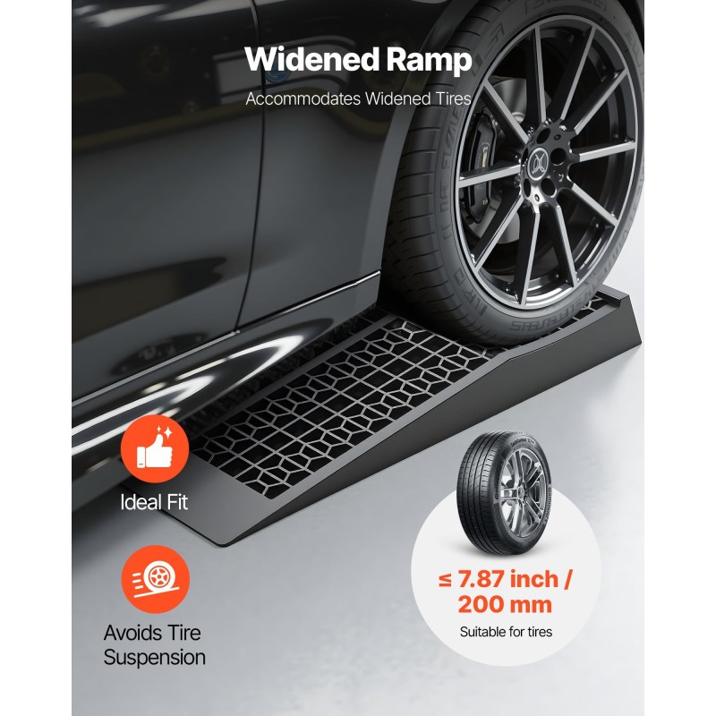 Auton huoltotasot matalaprofiili PP-muovi 4 kpl 65 mm nostokorkeus 9072 kg kokonaispaino