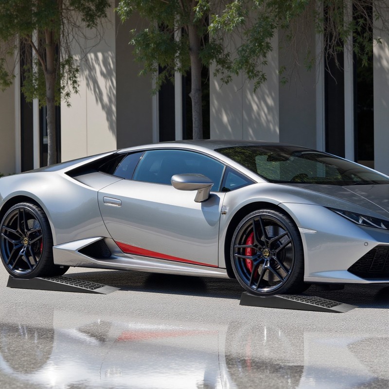 Auton huoltotasot matalaprofiili PP-muovi 4 kpl 65 mm nostokorkeus 9072 kg kokonaispaino