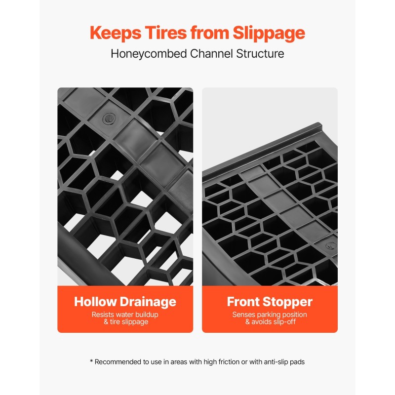 Auton matalaprofiiliset huoltorampit PP-muovi 66 mm 9072 kg 2 kpl