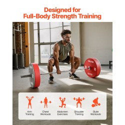 Levytanko 1820 mm 28 mm ote sopii 2-tuumaisille levypainoille 226,8 kg kantavuus