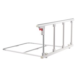 Taitettava sängynlaita alumiiniseos ja rauta valkoinen neljä käyttötapaa