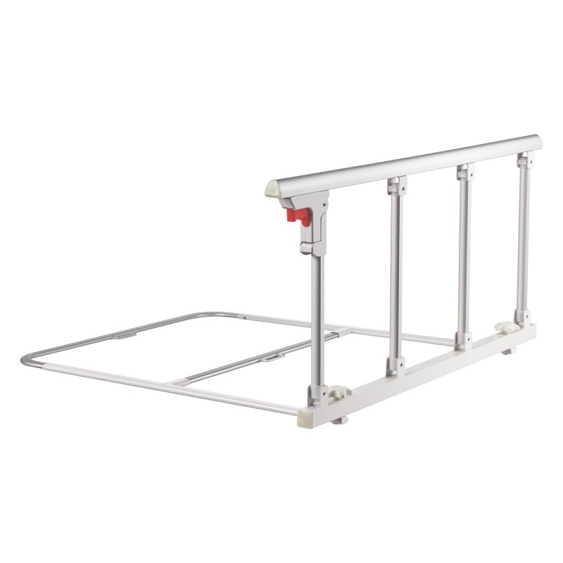 Taitettava sängynlaita alumiiniseos ja rauta valkoinen neljä käyttötapaa