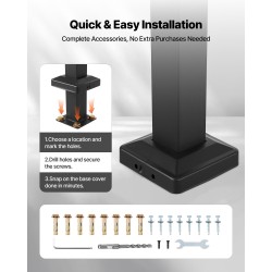 Ulkoportaan kaide hiiliteräksinen mattamusta säädettävä kahteen tai kolmeen askelmaan