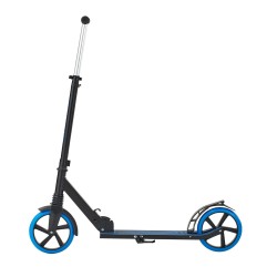 kaksipyöräinen potkulauta säädettävä ohjaustanko taittuva runko PU-pyörät enintään 99.8 kg kantavuus sininen