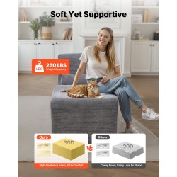 Joogatuoli kaareva harmaa verhoilukangas 600×1520×700 mm korkean kimmoisuuden sieni