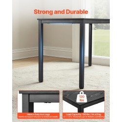 Neuvottelupöytäsarja 6-osainen 16 henkilön ruskea puukuosinen metallijaloilla toimistoon