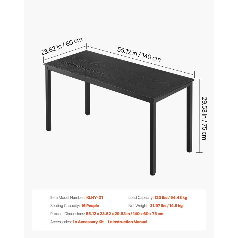 Neuvottelupöytäsarja 6-osainen 16 henkilön ruskea puukuosinen metallijaloilla toimistoon