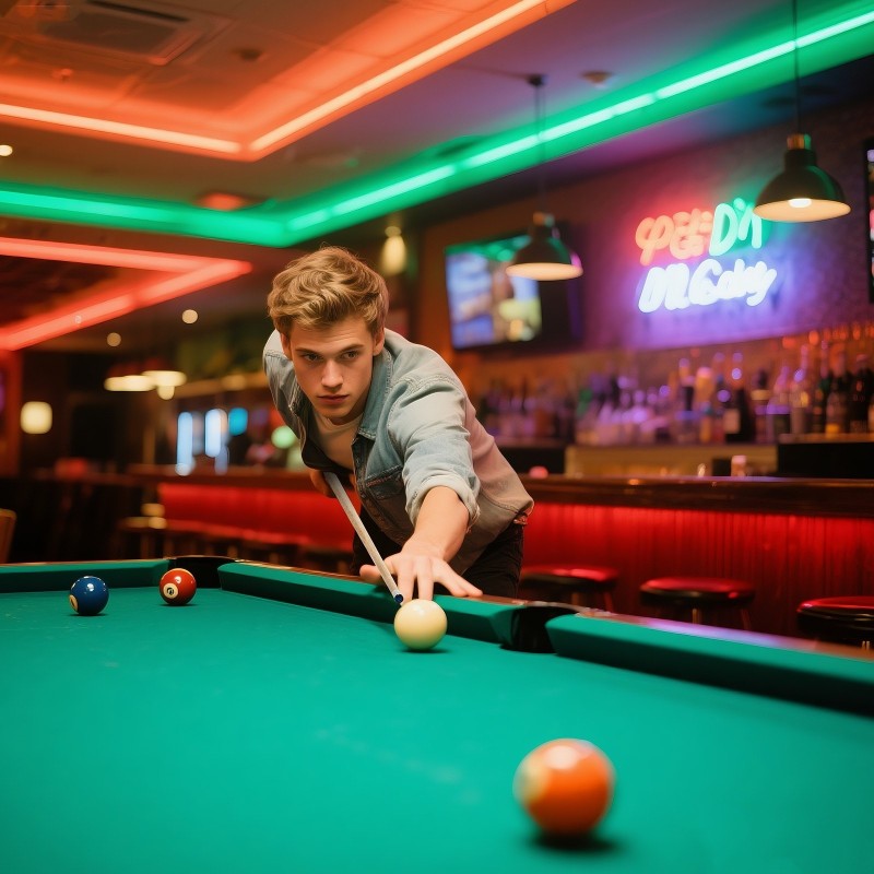 Biljardikeppisetti 4 kappaletta kanadalainen vaahterapuu 58 tuumaa kaksiosainen mattapinta