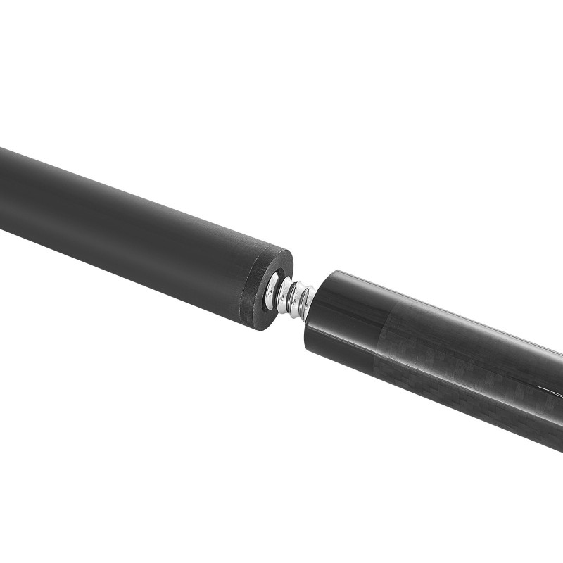 Biljardikeppi hiilikuituinen 58-tuumainen kaksiosainen mattapintainen ruostumaton teräsliitos