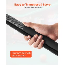 Biljardikeppi lasikuitu-titaanikomposiitti 58 tuumaa kaksiosainen ammattikäyttöön