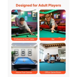 Biljardikeppi lasikuitu-titaanikomposiitti 58 tuumaa kaksiosainen ammattikäyttöön