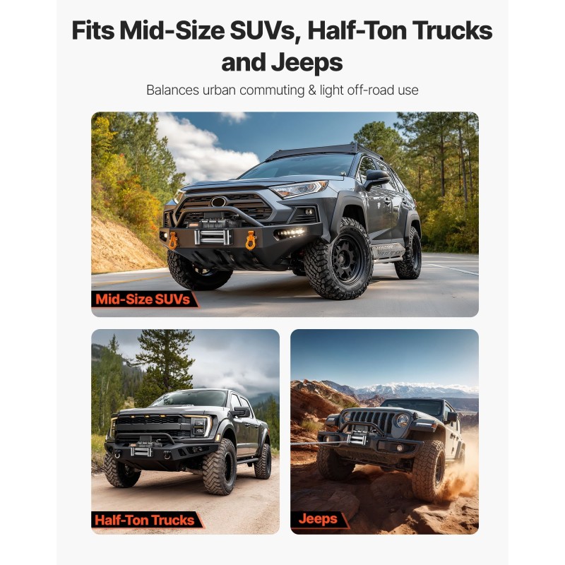 Sähkövinssi 4500 kg vetokyky 12V teräsvaijeri 8,3 mm 19,8 m