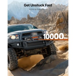 Sähköinen vinssi 4500 kg synteettinen köysi 8,9 mm 27,4 m