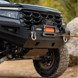 Sähköinen vinssi 4500 kg synteettinen köysi 8,9 mm 27,4 m