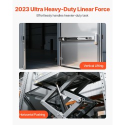 Lineaarikäyttölaite 12V alumiiniseos 9000N työntövoima 200 mm isku IP65