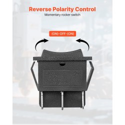 Keinukytkin kuusi-napainen kolmiasentoinen hetkellisellä automaattipalautuksella IP20-suojattu tasavirtamoottoreille