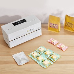 Jatkuvatoiminen muovipussien suljentakone 0,06–0,2 mm paksuille digitaalinen lämpötilansäätö