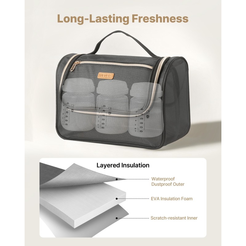 Rintapumpun laukku polyesteri EVA eriste vedenpitävä alusta mukana kannettava