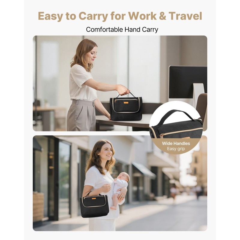 Rintapumpun laukku polyesteri EVA eriste vedenpitävä alusta mukana kannettava