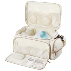 Rintapumppulaukku eristetty polyesteri EVA-eristevaahto 4 ulkoista 7 sisäistä lokeroa vesitiivis alusta