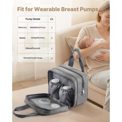 Rintapumppulaukku lämpöeristetty polyesteripäällinen EVA-vaahto 290×160×210 mm 6 lokeroa kylmäosastolla