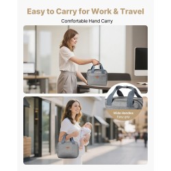 Rintapumppulaukku lämpöeristetty polyesteripäällinen EVA-vaahto 290×160×210 mm 6 lokeroa kylmäosastolla