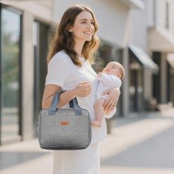 Rintapumppulaukku lämpöeristetty polyesteripäällinen EVA-vaahto 290×160×210 mm 6 lokeroa kylmäosastolla