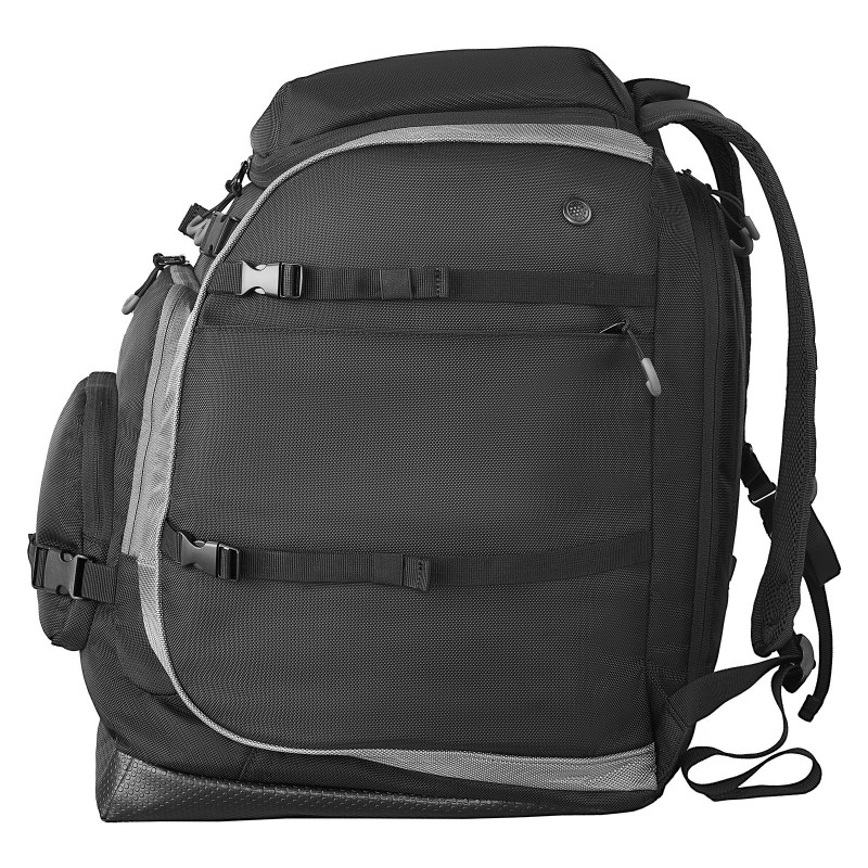 Laskettelumonolaukku 70L 1680D Oxford-kangas vedenpitävä musta EVA-pehmustettu selkäpaneeli