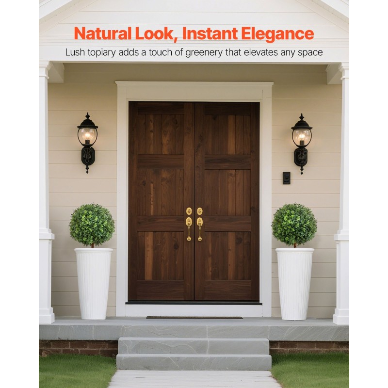 Keinotekoiset puksipuut 559 mm korkeat 2 kpl maapiikillä eukalyptusrunko