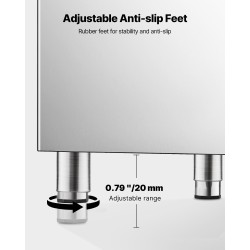 Kaupallinen jääsäiliö sata kolmetoista kilogramman kapasiteetilla ruostumatonta terästä ammattikeittiöille