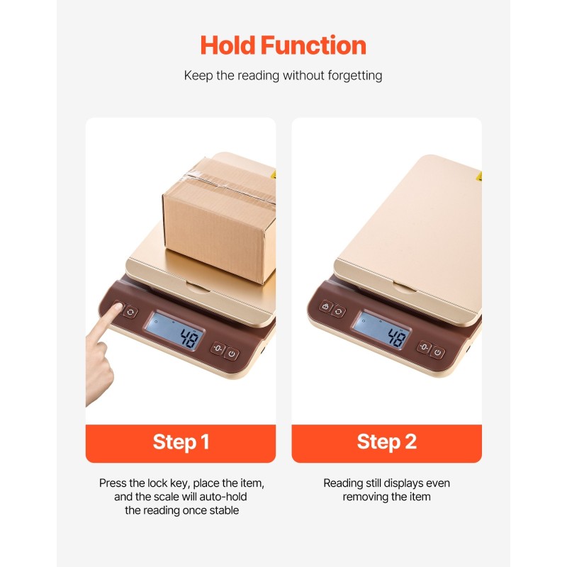 Digitaalinen postivaaka enimmäispaino 40 kg tarkkuus 2 g ABS-muovi paristot sisältyvät