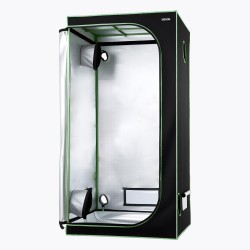 Sisäkasviteltta teräsrunko 600D Oxford kangas heijastava polyesterikalvo 100x100x200 cm sisäkasvatukseen